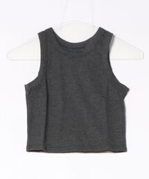 【lux sea jewelry(ラックス・シー・ジュエリー)】リブ見え クロップド タンクトップ lux-tank-7-7【RBTS】