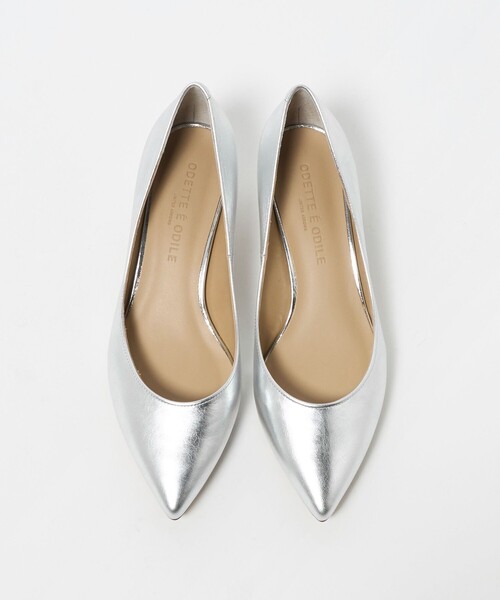 ODETTE E ODILE（オデットエオディール）の「ポインテッド パンプス45↓↑（パンプス・レディース・グレー系/ベージュ/シルバー・25cm/22.5cm/24cm/24.5cm/23cm/23.5cm/22cm）」の15枚目の写真