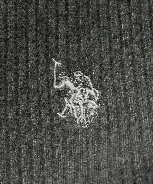 U.S. POLO ASSN.(ユーエスポロアッスン)の「GeeRA別注【U.S. POLO ASSN.】全骨格細見え!アシメネックリブカットソーワンピース(ワンピース・レディース・ブラック/チャコール・SMALL/MEDIUM/LARGE/X-LARGE)」の17枚目の写真