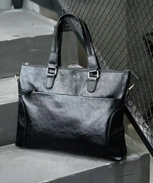 CALIFORNIA OUTFITTERS | 2C62-NK 2WAY レザー調 ビジネス トートバッグ(ビジネスバッグ)