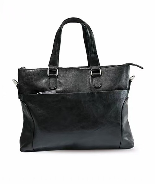 CALIFORNIA OUTFITTERS(カリフォルニア アウトフィッターズ)の「2C62-NK 2WAY レザー調 ビジネス トートバッグ(ビジネスバッグ・メンズ・ブラック・ONESIZE)」の3枚目の写真
