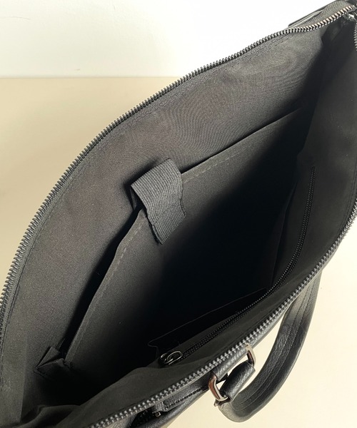 CALIFORNIA OUTFITTERS(カリフォルニア アウトフィッターズ)の「2C62-NK 2WAY レザー調 ビジネス トートバッグ(ビジネスバッグ・メンズ・ブラック・ONESIZE)」の13枚目の写真
