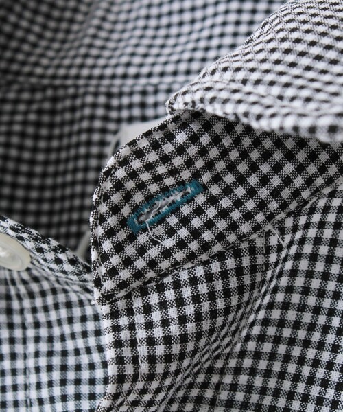 FREDY MAC（フレディーマック）の「【FREDYMAC/フレディマック】シアサッカーチェックシャツ（シャツ/ブラウス・メンズ・ブラック系その他/ブルー系その他/グリーン系その他・M/L）」の9枚目の写真