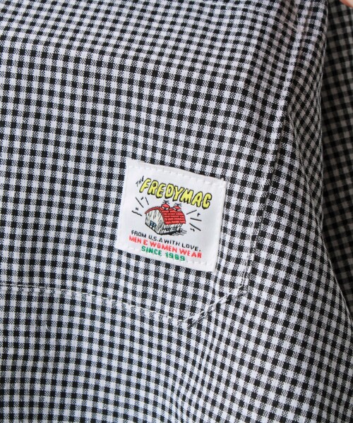 FREDY MAC（フレディーマック）の「【FREDYMAC/フレディマック】シアサッカーチェックシャツ（シャツ/ブラウス・メンズ・ブラック系その他/ブルー系その他/グリーン系その他・M/L）」の10枚目の写真