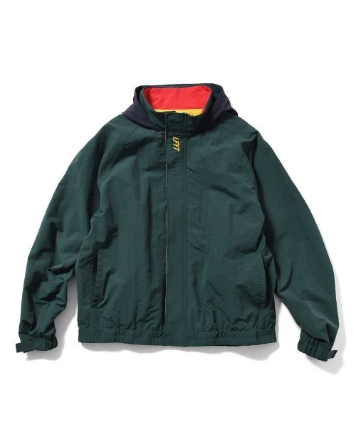 LFYT（エルエフワイティー）の「LFYT ラファイエット - COLORBLOCK WINDBREAKER ウィンドブレーカー LS261001（ナイロンジャケット・メンズ・ネイビー/グリーン・XX-LARGE/X-LARGE/LARGE/MEDIUM）」の2枚目の写真