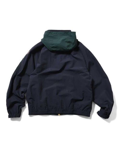 LFYT（エルエフワイティー）の「LFYT ラファイエット - COLORBLOCK WINDBREAKER ウィンドブレーカー LS261001（ナイロンジャケット・メンズ・ネイビー/グリーン・XX-LARGE/X-LARGE/LARGE/MEDIUM）」の4枚目の写真