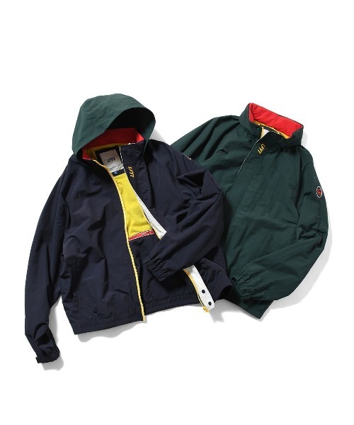 LFYT（エルエフワイティー）の「LFYT ラファイエット - COLORBLOCK WINDBREAKER ウィンドブレーカー LS261001（ナイロンジャケット・メンズ・ネイビー/グリーン・XX-LARGE/X-LARGE/LARGE/MEDIUM）」の21枚目の写真