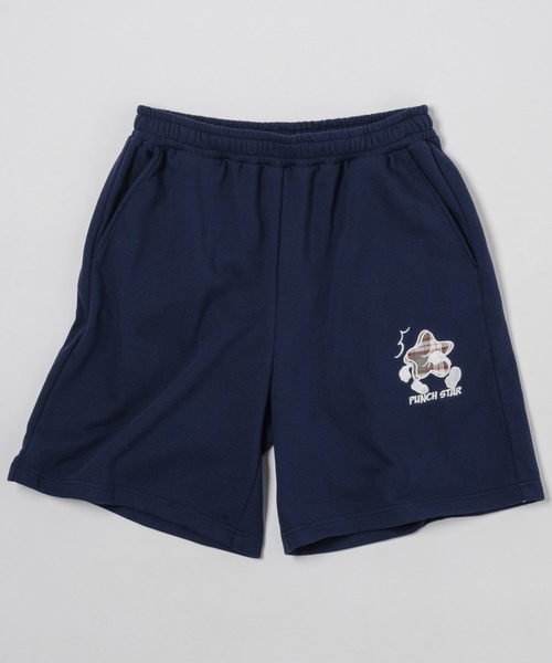 kaoyorinakami(カオヨリナカミ)の「punch star half sweat pants / パンチ スター ハーフ スウェット パンツ(スウェットパンツ・メンズ・ネイビー/グレー/ブラック・X-LARGE/LARGE/MEDIUM/SMALL)」の3枚目の写真