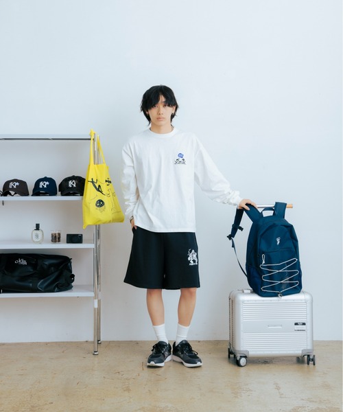 kaoyorinakami(カオヨリナカミ)の「punch star half sweat pants / パンチ スター ハーフ スウェット パンツ(スウェットパンツ・メンズ・ネイビー/グレー/ブラック・X-LARGE/LARGE/MEDIUM/SMALL)」の15枚目の写真