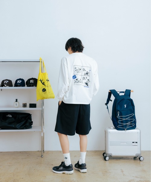 kaoyorinakami(カオヨリナカミ)の「punch star half sweat pants / パンチ スター ハーフ スウェット パンツ(スウェットパンツ・メンズ・ネイビー/グレー/ブラック・X-LARGE/LARGE/MEDIUM/SMALL)」の16枚目の写真