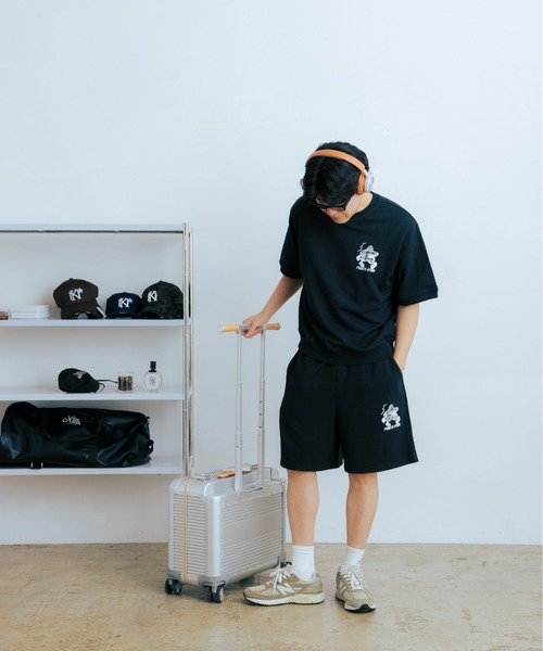 kaoyorinakami(カオヨリナカミ)の「punch star half sweat pants / パンチ スター ハーフ スウェット パンツ(スウェットパンツ・メンズ・ネイビー/グレー/ブラック・X-LARGE/LARGE/MEDIUM/SMALL)」の19枚目の写真