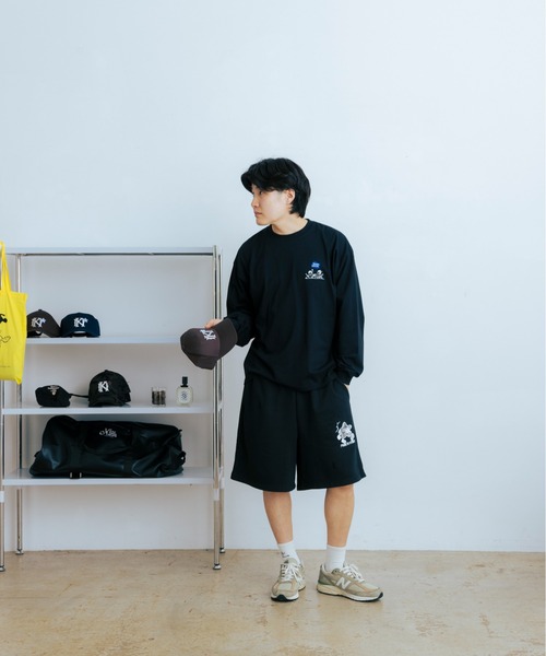 kaoyorinakami(カオヨリナカミ)の「punch star half sweat pants / パンチ スター ハーフ スウェット パンツ(スウェットパンツ・メンズ・ネイビー/グレー/ブラック・X-LARGE/LARGE/MEDIUM/SMALL)」の22枚目の写真