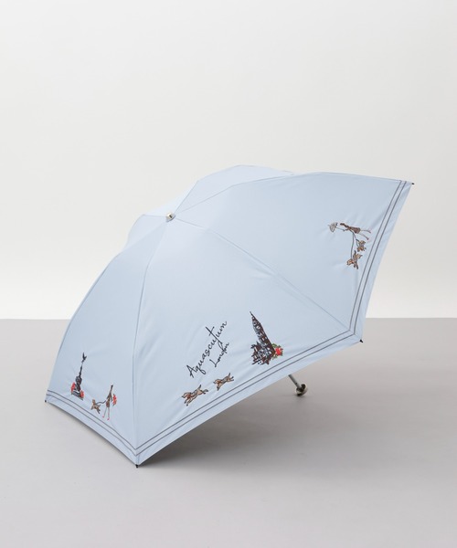 Aquascutum （アクアスキュータム）】 LONDONガールと英国犬 晴雨兼用
