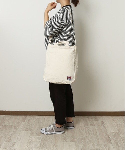 BEN DAVIS（ベンデイビス）の「BEN DAVIS ベンデイビス LARGE 2WAY TOTE（トートバッグ・メンズ・ベージュ系その他・FREE）」の12枚目の写真