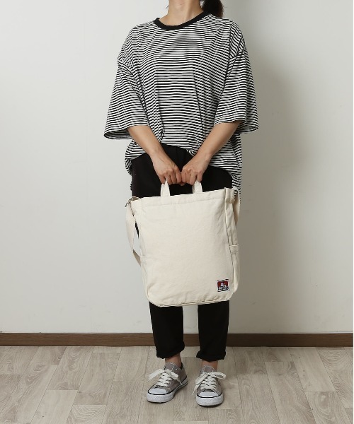 BEN DAVIS（ベンデイビス）の「BEN DAVIS ベンデイビス LARGE 2WAY TOTE（トートバッグ・メンズ・ベージュ系その他・FREE）」の11枚目の写真