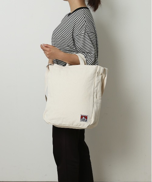 BEN DAVIS（ベンデイビス）の「BEN DAVIS ベンデイビス LARGE 2WAY TOTE（トートバッグ・メンズ・ベージュ系その他・FREE）」の10枚目の写真