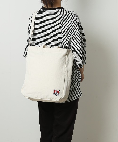 BEN DAVIS（ベンデイビス）の「BEN DAVIS ベンデイビス LARGE 2WAY TOTE（トートバッグ・メンズ・ベージュ系その他・FREE）」の9枚目の写真