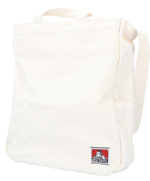 BEN DAVIS（ベンデイビス）の「BEN DAVIS ベンデイビス LARGE 2WAY TOTE（トートバッグ・メンズ・ベージュ系その他・FREE）」の2枚目の写真