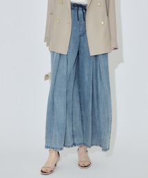 Paradise Picnic | 33℃ タックテンセルワイドパンツ(デニムパンツ)