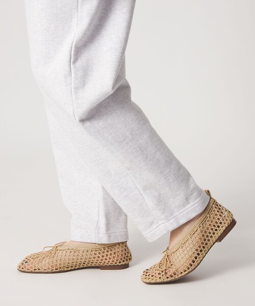 ODETTE E ODILE（オデットエオディール）の「ニットバレエ フラット10↑（バレエシューズ・レディース・ブラック/オレンジ/ベージュ・25cm/24.5cm/24cm/23.5cm/23cm/22.5cm/22cm）」の6枚目の写真