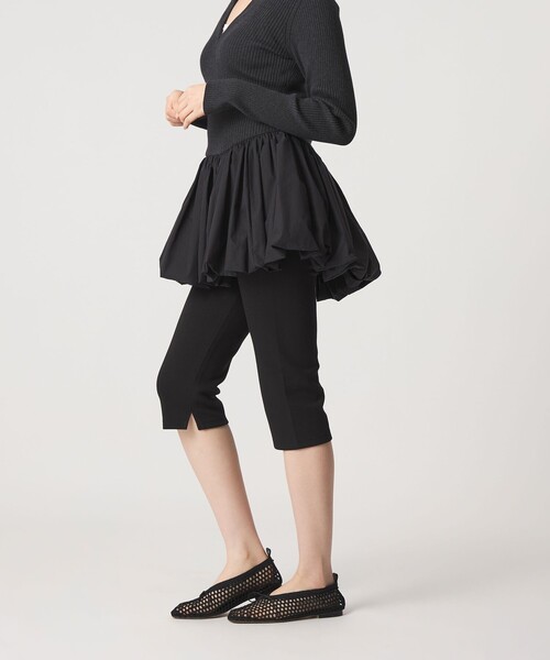 ODETTE E ODILE（オデットエオディール）の「ニットバレエ フラット10↑（バレエシューズ・レディース・ブラック/オレンジ/ベージュ・25cm/24.5cm/24cm/23.5cm/23cm/22.5cm/22cm）」の8枚目の写真