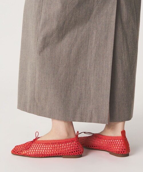 ODETTE E ODILE（オデットエオディール）の「ニットバレエ フラット10↑（バレエシューズ・レディース・ブラック/オレンジ/ベージュ・25cm/24.5cm/24cm/23.5cm/23cm/22.5cm/22cm）」の13枚目の写真