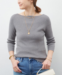 Deuxieme Classe | ICE Rib Boat Neck プルオーバー(ニット/セーター)