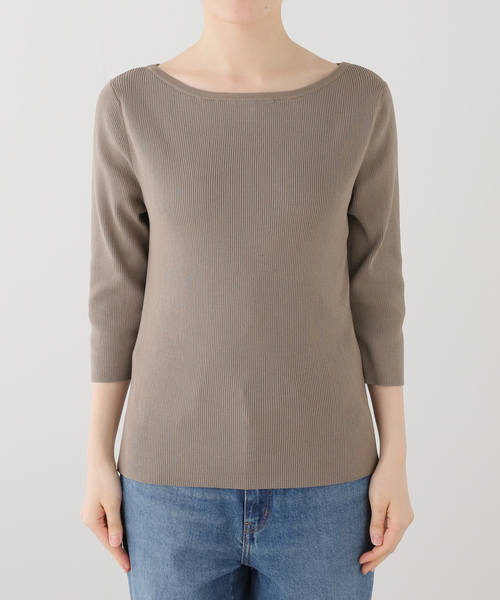 トップス Deuxieme Classe ICE Rib Boat Neck ICE Rib Boat Neck プルオーバー（ニット/セーター）｜Deuxieme Classe
