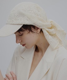 Ameri（アメリ）の「MESH DAMASK EMBROIDERY CAP（キャップ）」