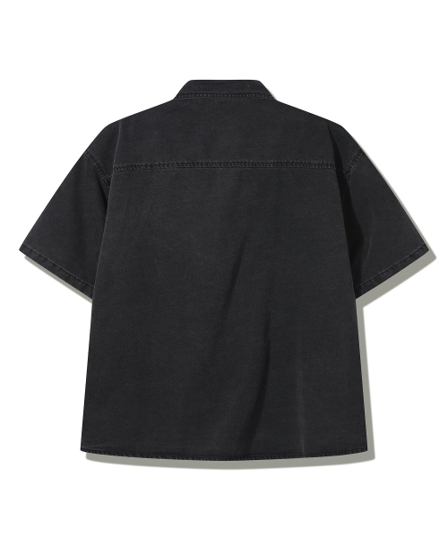 JEEP(ジープ)の「DUSTY メタルロゴデニム半袖シャツ (JQ5SHU701GR)(シャツ/ブラウス・レディース・その他・SMALL/MEDIUM/LARGE)」の3枚目の写真