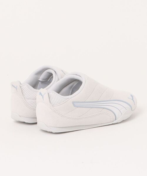 PUMA(プーマ)の「PUMA プーマ CATCH SOLEIL SLIPON【軽量】レディーススニーカー 薄底 ロープロファイル(キャッチソレイユスリッポン)(スニーカー・レディース・ブラック×ホワイト/ライトグレー・22.5cm/23.0cm/23.5cm/24.0cm/24.5cm/25.0cm)」の3枚目の写真