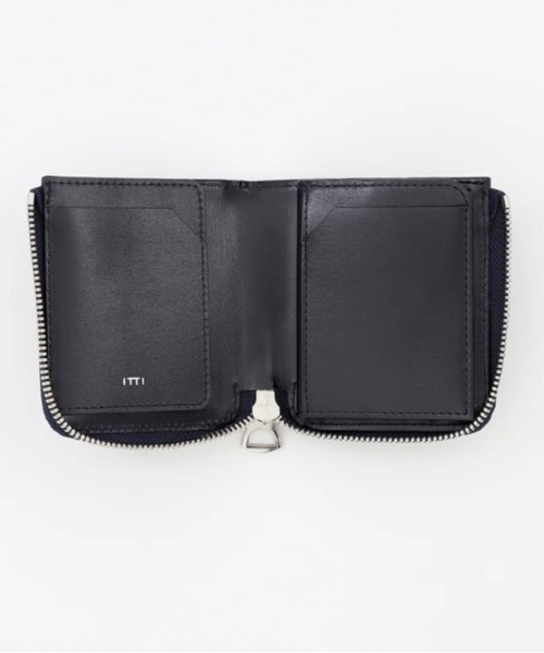 ITTI(イッチ)の「ITTI/イッチ/CRISTY VERY COMPACT WLT .5 / AI CROCO(財布・メンズ・インディゴブルー・F)」の3枚目の写真