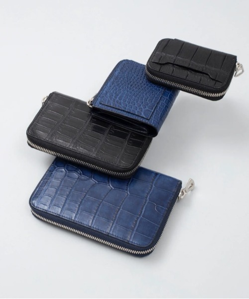 ITTI(イッチ)の「ITTI/イッチ/CRISTY VERY COMPACT WLT .5 / AI CROCO(財布・メンズ・インディゴブルー・F)」の5枚目の写真