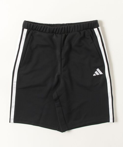 adidas(アディダス)の「アディダス adidas スリーストライプス レギュラーフィット ダブルニットショーツ(その他パンツ・レディース・ブラック×ホワイト/ブラック×ブラック・S/XL/M/L)」の6枚目の写真