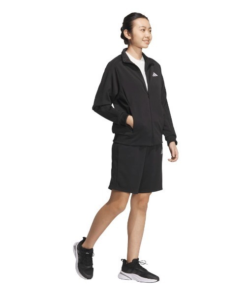 adidas(アディダス)の「アディダス adidas スリーストライプス レギュラーフィット ダブルニットショーツ(その他パンツ・レディース・ブラック×ホワイト/ブラック×ブラック・S/XL/M/L)」の12枚目の写真