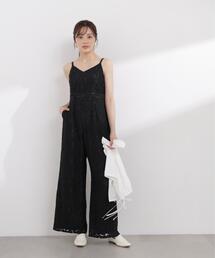 PROPORTION BODY DRESSING | ＜Ｅ＞レースオールインワン / 1216147403(つなぎ/オールインワン)