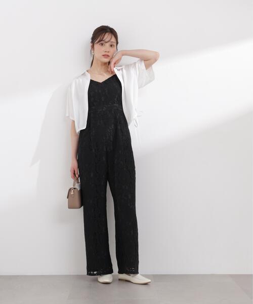 PROPORTION BODY DRESSING（プロポーションボディドレッシング）の「＜Ｅ＞レースオールインワン / 1216147403（つなぎ/オールインワン・レディース・ホワイト系その他/ブラック・MEDIUM/P/S）」の8枚目の写真