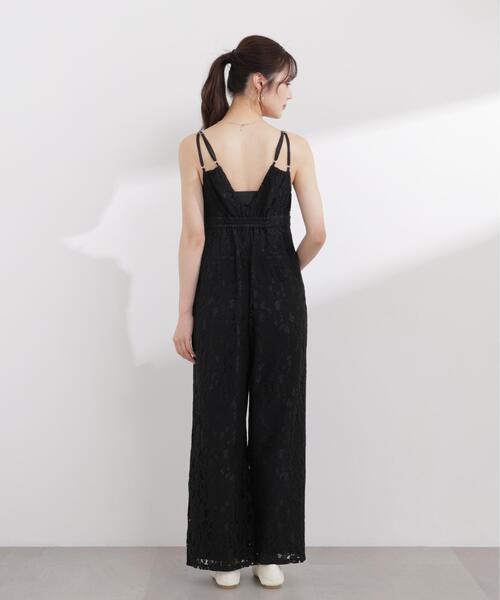 PROPORTION BODY DRESSING（プロポーションボディドレッシング）の「＜Ｅ＞レースオールインワン / 1216147403（つなぎ/オールインワン・レディース・ホワイト系その他/ブラック・MEDIUM/P/S）」の12枚目の写真