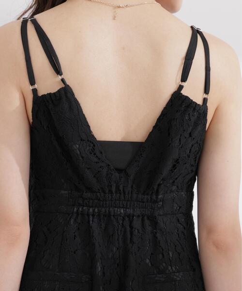PROPORTION BODY DRESSING（プロポーションボディドレッシング）の「＜Ｅ＞レースオールインワン / 1216147403（つなぎ/オールインワン・レディース・ホワイト系その他/ブラック・MEDIUM/P/S）」の14枚目の写真