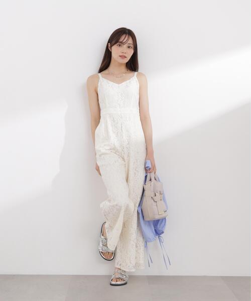 PROPORTION BODY DRESSING(プロポーションボディドレッシング)の「<E>レースオールインワン / 1216147403(つなぎ/オールインワン・レディース・ホワイト系その他/ブラック・MEDIUM/P/S)」の18枚目の写真