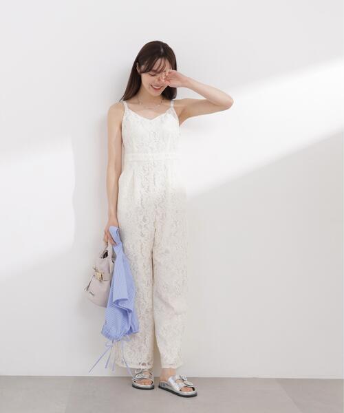 PROPORTION BODY DRESSING(プロポーションボディドレッシング)の「<E>レースオールインワン / 1216147403(つなぎ/オールインワン・レディース・ホワイト系その他/ブラック・MEDIUM/P/S)」の19枚目の写真