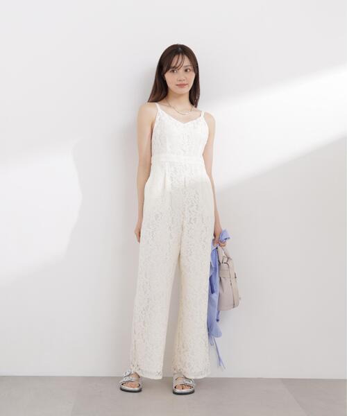 PROPORTION BODY DRESSING(プロポーションボディドレッシング)の「<E>レースオールインワン / 1216147403(つなぎ/オールインワン・レディース・ホワイト系その他/ブラック・MEDIUM/P/S)」の20枚目の写真
