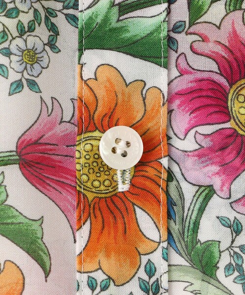MACKINTOSH LONDON（マッキントッシュ ロンドン）の「【婦人画報4月号掲載】【BIBURY FLOWER】ドローイングカラフルバイブリーブラウス（シャツ/ブラウス・レディース・オフホワイト・38）」の8枚目の写真