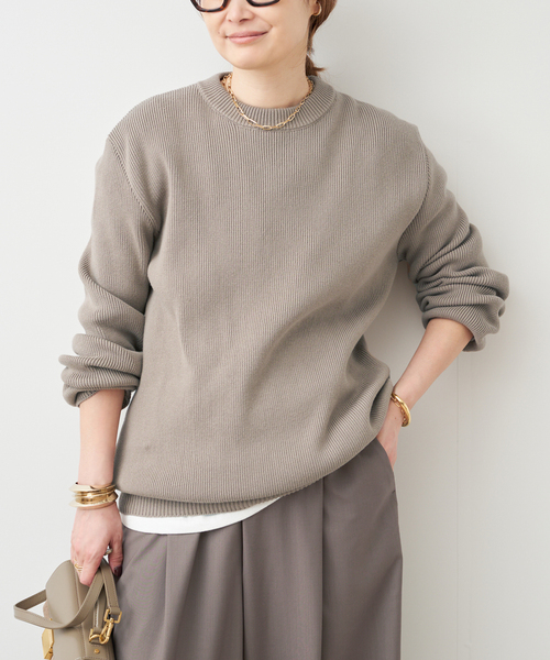 GOLDEN GOOSE(ゴールデングース)の「【GOLDEN GOOSE / ゴールデングース】BACK LOGO KNIT(ニット/セーター・レディース・モカ・FREE)」の14枚目の写真
