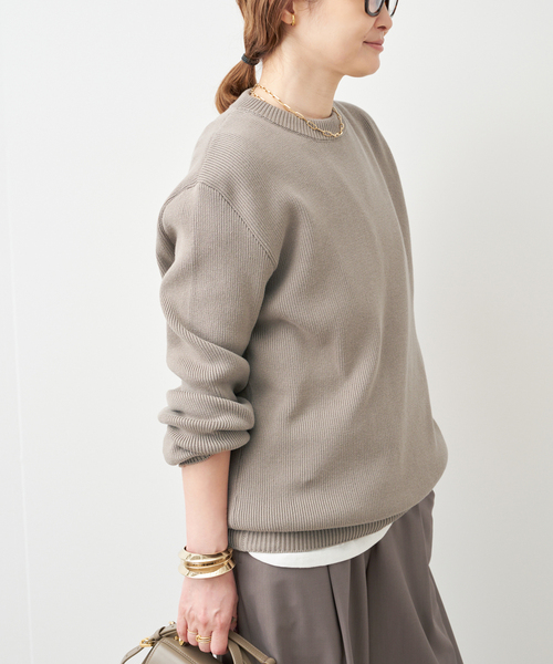 GOLDEN GOOSE(ゴールデングース)の「【GOLDEN GOOSE / ゴールデングース】BACK LOGO KNIT(ニット/セーター・レディース・モカ・FREE)」の3枚目の写真