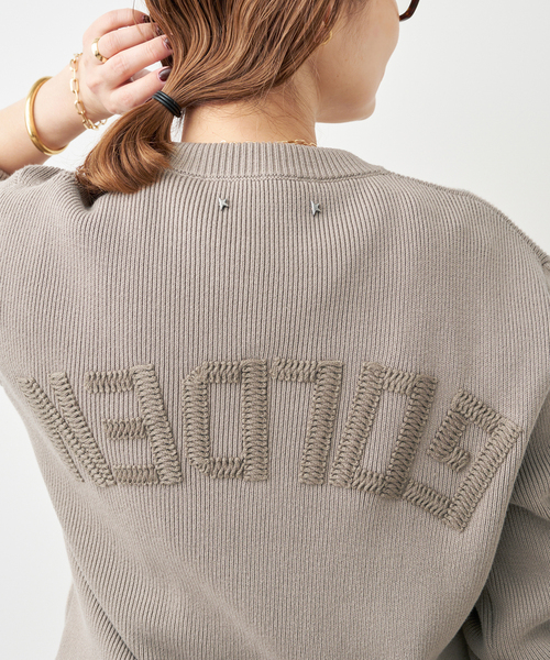 GOLDEN GOOSE(ゴールデングース)の「【GOLDEN GOOSE / ゴールデングース】BACK LOGO KNIT(ニット/セーター・レディース・モカ・FREE)」の5枚目の写真