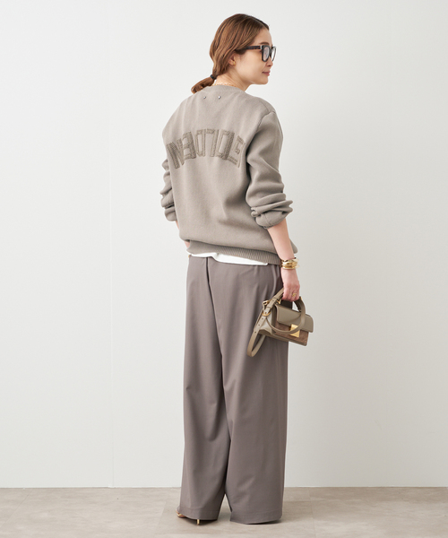 GOLDEN GOOSE(ゴールデングース)の「【GOLDEN GOOSE / ゴールデングース】BACK LOGO KNIT(ニット/セーター・レディース・モカ・FREE)」の8枚目の写真