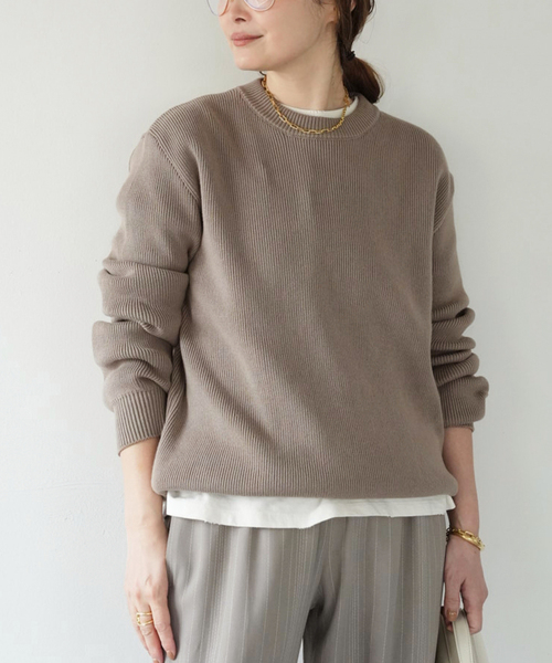 GOLDEN GOOSE(ゴールデングース)の「【GOLDEN GOOSE / ゴールデングース】BACK LOGO KNIT(ニット/セーター・レディース・モカ・FREE)」の9枚目の写真