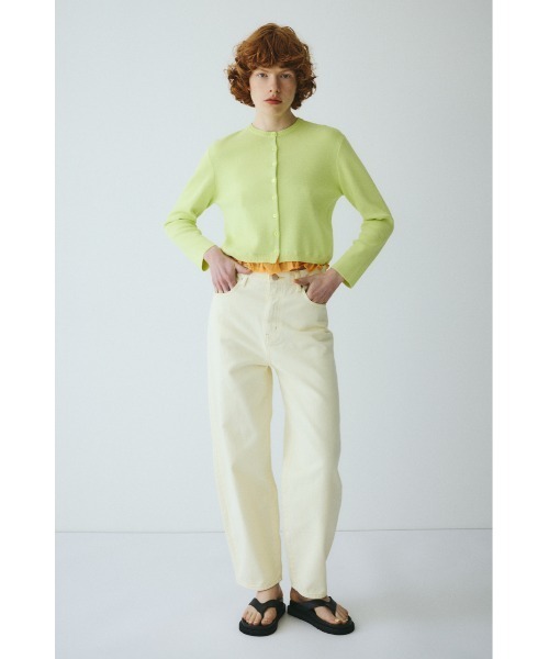 HeRIN.CYE（ヘリンドットサイ）の「Double hem knit cardigan　　ダブルヘムニットカーディガン（カーディガン/ボレロ・レディース・ベージュ/イエロー/グレー・FREE）」の21枚目の写真