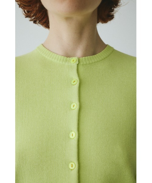HeRIN.CYE（ヘリンドットサイ）の「Double hem knit cardigan　　ダブルヘムニットカーディガン（カーディガン/ボレロ・レディース・ベージュ/イエロー/グレー・FREE）」の9枚目の写真